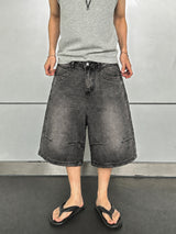 Dope Crack bermuda denim