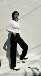 FLOWER DOT DENIM PANTS code 23001