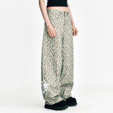 Stars Camouflage Cotton Pants Beige