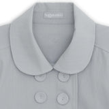 デタッチャブルラウンドジャケット (グレイッシュブルー)