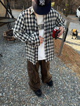 No.1211 B スィンチェックシャツ
