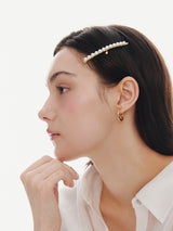 26SS★ Essence (Y) Pearl Plate Slim Hair Pin