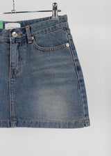 BIG POCKET MINI DENIM SKIRT
