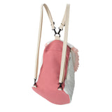 Grandma's Apron String Bag White Pink