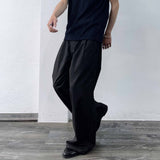 Deep Double-Pleat Wide Trousers