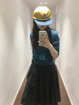 YWD PLAID PLEATS SKIRT (3color)