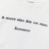 Circle Key's Waffle Long Sleeve (Ivory)