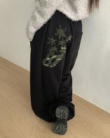 Laru Patch Wide String Fleece Training Pants