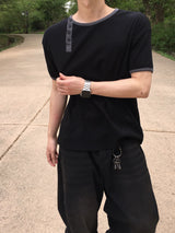 ソード ヘンリーネック リンガー ショートスリーブ Tシャツ 4C