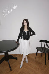 Lily Lace Sleeveless Cardigan Two-Piece Set