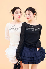 sheer logo TEE