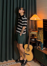 Striped Ribbed Knit 3COLOR