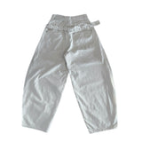 Steel Frame Metal Stud Balloon Fit Wide Long Pants (2 colors)