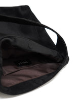 Suede Stud Shoulder Bag (Black)