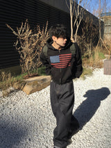 Basic Flag Hooded Zip-Up 4C