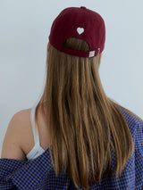 New jude logo cap burgundy