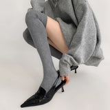 Dia Jacquard Long Knee Socks (3color)