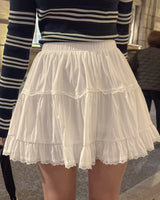Ropy frill mini skirt(with undepants)