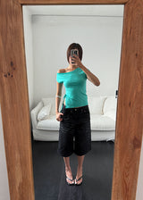 COATING BERMUDA PANTS