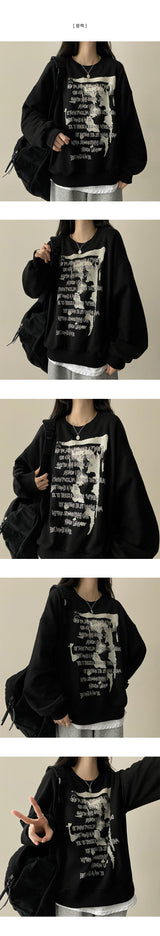 Painting boxy sweatshirt