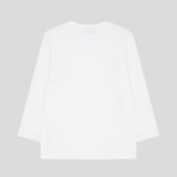 モーダルスリーブTシャツ　ホワイト