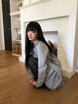 リヴガ シャーリング コントラスト ドレス