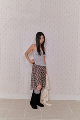 Slit button-up sleeveless(3color)