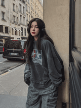 Tommy box printed vintage hoodie