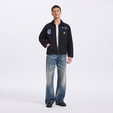 ウォッシュド 14oz クロップドデトロイトワークジャッカー