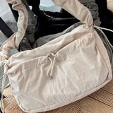 タクポケットストリングシャーリングショルダーバッグ 3 color