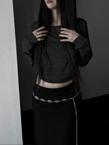 faye off-shoulder hood T (3color)