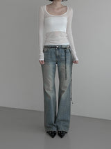 Ubel bootcut denim pants
