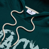VINTAGE LOGO HOODED T-SHIRT PINE GREEN