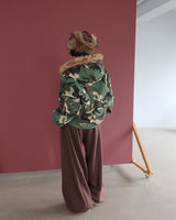 [UNISEX] リバーシブルカモフラージュフーディージャケット
