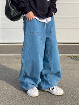 Citi Carpenter Balloon Denim Pants 2C
