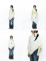 MULTIWAY KNIT PONCHO (IVORY)