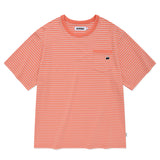 ユニモノチェリーストライプTシャツ [LIGHT ORANGE]
