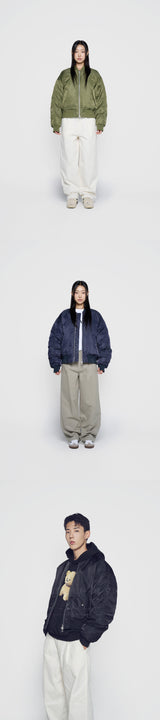 24FW BALLOON FIT MA-1 PADDING JACKET KHAKI