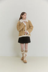 CUDDLE CORDUROY PLEATS SKIRT