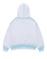 25FW LINE HAND SPRAY HOODIE WHITE