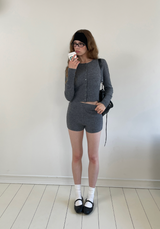 [MADE] Priming SET - Soft Cashmere Knit Shorts
