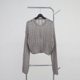 Uva see-through knit cardigan