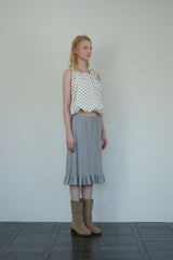 Aile frill skirt_gray