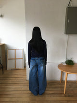 Cat Brush Backed Denim (1color)