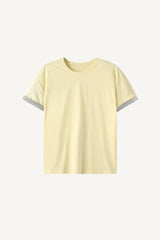 ロリー カラー マッチング ロールアップ Tシャツ