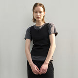 (T-6825)エッセンシャルマーベルスリムスリーブレスTシャツ