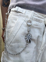 Weed Charm Hook Layered Keychain