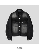 Bor Washed Western Denim Jacket