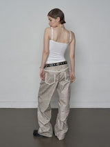 PYTHON LACE PANTS_P