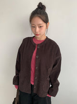 デカール テンセルウール ラウンドロングスリーブTシャツ